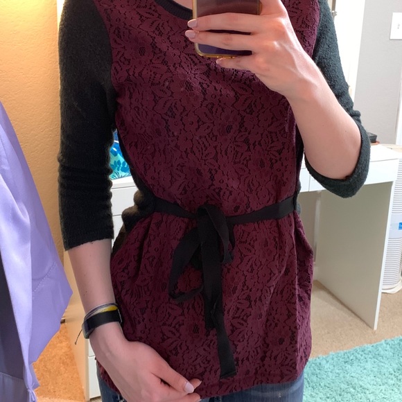 Simply Vera Lace Top - Picture 1 of 3